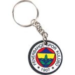 Fenerbahçe 6 Renk Logolu Ahşap Anahtarlık - Renkli
