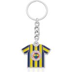 Fenerbahçe Çubuklu Forma Metal Anahtarlık - Sarı - Lacivert
