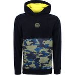 Fenerbahçe Erkek Trıbun Kamuflaj Polar Sweat - 3XL - Lacivert - Sarı