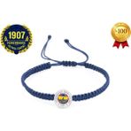 Fenerbahçe Fb Makrome Bileklik Mavi Renkli Günlük Kullanım İçin Dayanıklı Tasarım