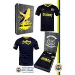 Fenerbahçe Orijinal 23/24 Lacivert Çocuk Forma Kanarya Baskılı Ahşap Kutulu