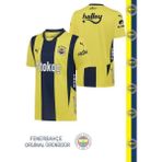Fenerbahçe Orijinal 24/25 Çubuklu Çocuk Forma - 9 - 10 Yaş - Sarı - Lacivert