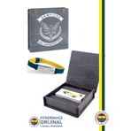 Fenerbahçe Orijinal Lisanslı Fashion Ayarlanabilir Bileklik Hediyelik Ahşap Kutulu