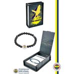 Fenerbahçe Orijinal Lisanslı Fb Akik (6mm) Doğaltaş Bileklik Kanarya Baskılı Hediyelik Ah