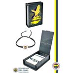 Fenerbahçe Orijinal Lisanslı Fb Logo Makrome Siyah Bileklik Kanarya Baskılı Hediyelik Ahş