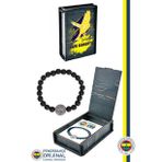 Fenerbahçe Orijinal Lisanslı Fb Logo Mat Onix Doğaltaş Bileklik Kanarya Baskılı Hediyelik