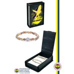 Fenerbahçe Orijinal Lisanslı Fb Thuja Bileklik Kanarya Baskılı Hediyelik Ahşap Kutulu
