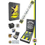 Fenerbahçe Orijinal Lisanslı Kalpleri Fetheden Renkler Fenerbahçe Şal Atkı Seramik Kupa Set Kutulu