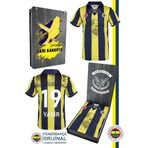 Fenerbahçe Orijinal Lisanslı Kişiye Özel 100. Yıl Forma Hediyelik Ahşap Kutulu