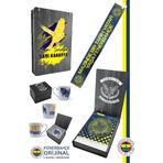 Fenerbahçe Orijinal Lisanslı Mazinde Bir Tarih Yatar Fenerbahçe Şal Atkı Seramik Kupa Set Kutulu
