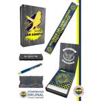 Fenerbahçe Orijinal Lisanslı Mazinde Bir Tarih Yatar Fenerbahçe Şal Atkı Ve Hybrt Tükenmez Kalem Set