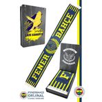 Fenerbahçe Orijinal Lisanslı Since 1907 Şal Atkı Kanarya Baskılı Ahşap Kutulu FB ATKI 061