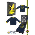 Fenerbahçe Orijinal Lisanslı Uzun Kol Lacivert Bebek 1907 Sweat Hediyelik Ahşap Kutulu