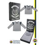 Fenerbahçe Orijinal Lisanslı Uzun Kol Lacivert Bebek Sweat Kişiye Özel Hediyelik Ahşa