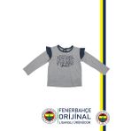 Fenerbahçe Orijinal Lisanslı Uzun Kol Lacivert Bebek Sweat