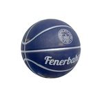Fenerbahçe Tricolor Serisi Lisanslı ve Logo Baskılı 7 Numaralı Kauçuk Basketbol Topu