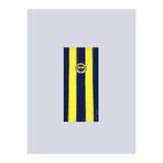 Fenerbahçe Unisex Retro Çubuklu Baskı Boyunluk, Tek Ebat, TA055UFS01, LACIVERT-SARI, üniseks-yetişkin
