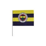 Fenerium 30 x 45 Fb Logo Sallama Bayrak Aksesuar Sarı Mavi Renkli Taraftar Ürünü