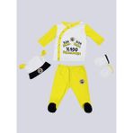 Fenerium Bebek %100 Fenerbahçe Hastane Çıkışı - Beyaz - Sarı