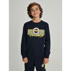 Fenerium Çocuk Trıbun Şeritli Fenerbahçe Sweat - 12