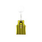 FENERIUM Fenerbahçe Basketbol Forma Metal Anahtarlık,Gümüş Tek Ebat