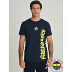 Fenerium Fenerbahçe S.k. 25/26 Sezon Tribün Dokuma Logolu Tişört Tribün Forması Lacivert