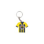 Fenerium HA023TES075LC Fenerbahçe Sarı Lacivert 6 Renk Logolu Forma Ahşap Anahtarlık