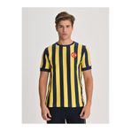 Fenerium Retro Çubuklu Forma, Sarı-Lacıvert, 2XL, Erkek
