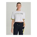Fenerium Tribun Kalpleri Fetheden Renkle Spor T-Shirt, 42, TK010BGK05, BEYAZ, Kadın