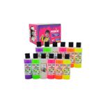 Fenix 10 Renk Slime Jeli ve 2 Tüp Sıvı Boraks Slaym Yapım Seti