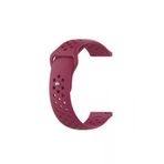 Fenix Chronos Icin Delikli Silikon Kordon Bordo