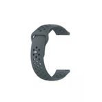 Fenix Chronos Icin Delikli Silikon Kordon Gri