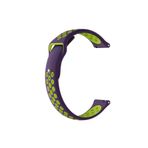 Fenix Chronos Icin Delikli Silikon Kordon Mor Yesil