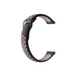 Fenix Chronos Icin Delikli Silikon Kordon Siyah Pembe