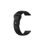 Fenix Chronos Icin Delikli Silikon Kordon Siyah