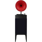 Fennessy i5 Bluetooth Hoparlörlü 110W Hi-Fi Retro Pikap Plakçalar Turntable, Siyah