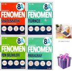 Fenomen 2026 8. Sınıf Lgs Matematik Fen Türkçe Paragraf A(TEMEL-ORTA SEVİYE) Soru Bankası 4 Kitap Priz Tutucu Hediye