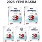Fenomen 3D Yayınları Ayt Matematik-Geometri-Fizik-Kimya-Biyoloji Soru Bankaları Set 2026 5kitap