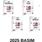 Fenomen 3D Yayınları Ayt Sayısal Matematik Fizik Kimya Biyoloji Video Destekli Defter Seti 4 Kitap