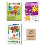 Fenomen 4. Sınıf Dört İşlem Problemler ve Paket Deneme 3lü Set + Telefon Standı