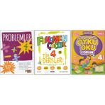 Fenomen 4. Sınıf Problemler+Kurmay Tüm Dersler S.b.+Kırmızı Beyaz Öykü Okuyorum (3 Kitap)