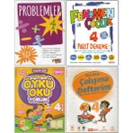 Fenomen 4. Sınıf Problemler+Paket Deneme+Kırmızı Beyaz Öykü Okuyorum+Çalışma Defterim (4 Kitap)
