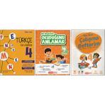 Fenomen 4. Sınıf Türkçe S.b.+Kırmızı Beyaz Okuduğunu Anlamak+Çalışma Defterim (3 Kitap)