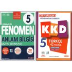 Fenomen 5.Sınıf Anlam Bilgisi Soru Bankası+Kurmay 5.Sınıf Kkd Türkçe (2 Kitap)