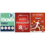 Fenomen 8. Sınıf 8A Türkçe+Newton Sadece Paragraf+Kondisyon Türkçe (3 Kitap)