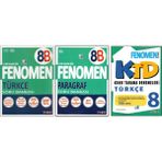 Fenomen 8. Sınıf 8B Türkçe+Paragraf+Türkçe Konu Tarama D. (3 Kitap)