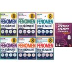 Fenomen 8.Sınıf Fen Fasikülleri+Newton Adım Adım Zirveye Fen Bilimleri (7 Kitap)