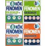 Fenomen 8.Sınıf Kök+8A Fen Bilimleri+Kök+8A Matematik (4 Kitap)