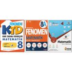 Fenomen 8. Sınıf Ktd+8A+Aydın 3 Adım Matematik (3 Kitap)