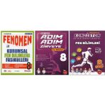 Fenomen 8.Sınıf Kurumsal Fasikülleri+Newton Adım Adım+Kondisyon Fen Bilimleri (3 Kitap)